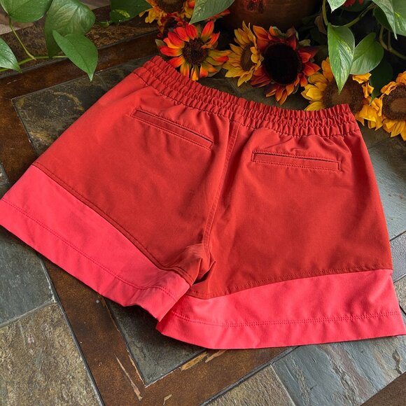 StretchTech Colorblock High-Waisted Athletic Shorts - Picture 10 of 14